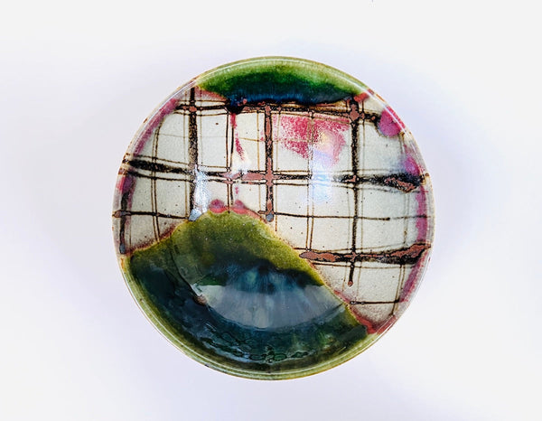 Hirachawan (Summer Matcha Bowl) Oribe - Koji Kitano - Koshi / Komochi Shima