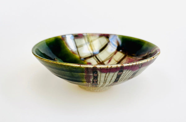 Hirachawan (Summer Matcha Bowl) Oribe - Koji Kitano - Koshi / Komochi Shima