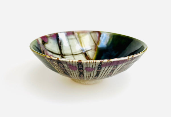 Hirachawan (Summer Matcha Bowl) Oribe - Koji Kitano - Koshi / Komochi Shima