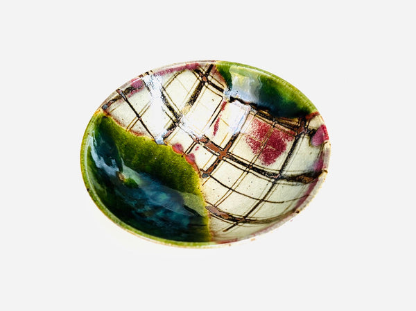 Hirachawan (Summer Matcha Bowl) Oribe - Koji Kitano - Koshi / Komochi Shima