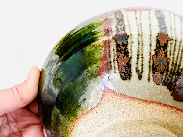 Hirachawan (Summer Matcha Bowl) Oribe - Koji Kitano - Koshi / Komochi Shima