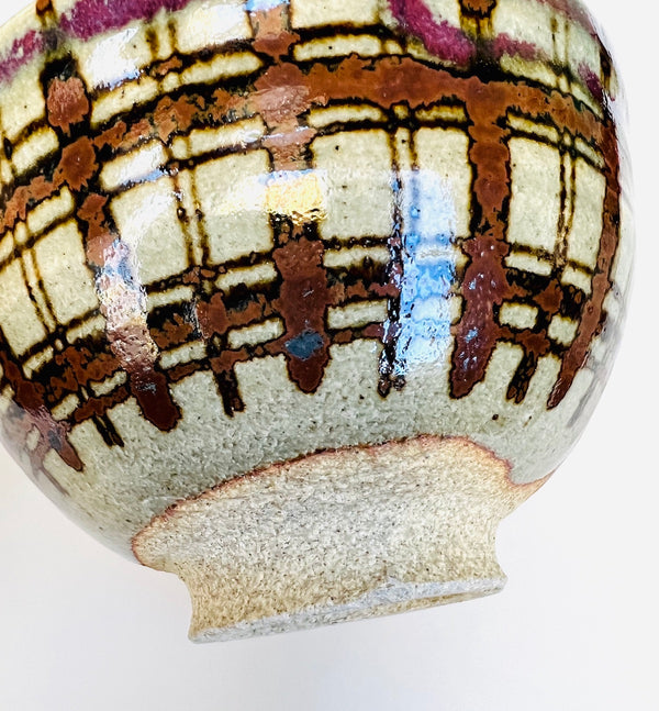 Matcha Bowl Oribe - Koji Kitano - Kimono Textile