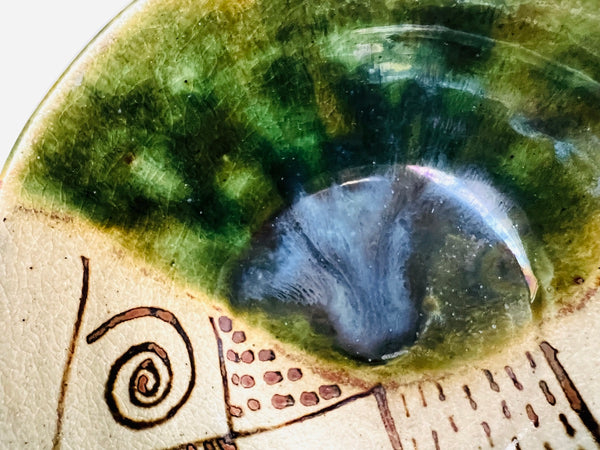 Matcha Bowl Oribe - Koji Kitano - Kimono Textile