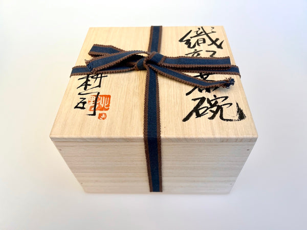 Matcha Bowl Oribe - Koji Kitano - Kimono Textile