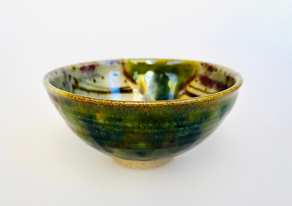 Matcha Bowl Oribe - Koji Kitano - Shibori