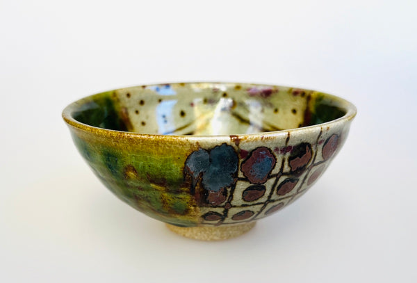 Matcha Bowl Oribe - Koji Kitano - Shibori