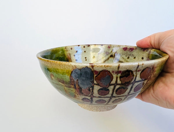 Matcha Bowl Oribe - Koji Kitano - Shibori