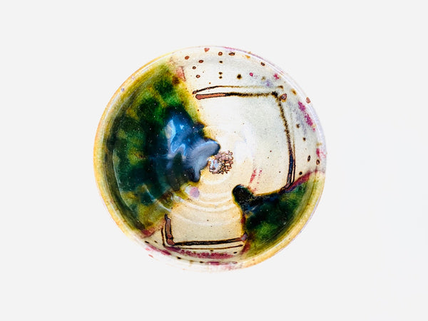 Matcha Bowl Oribe - Koji Kitano - Shibori