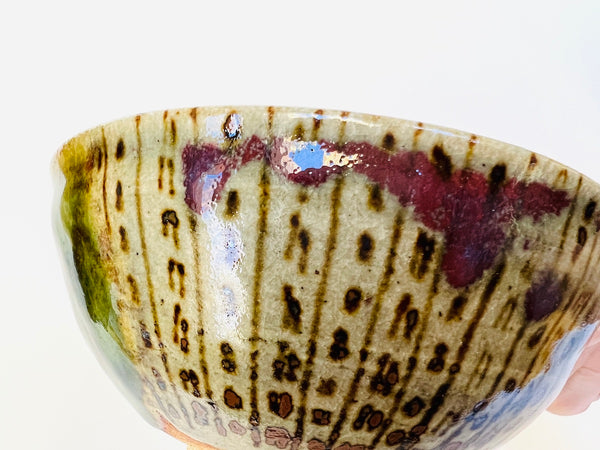 Matcha Bowl Oribe - Koji Kitano - Shibori
