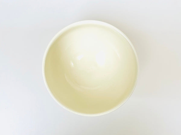 Tenmoku Chawan (Matcha Bowl) – Shippo Tsunagi – Ivory / Black