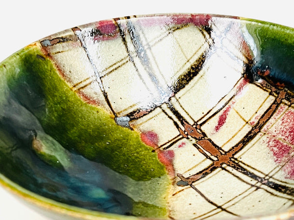 Hirachawan (Summer Matcha Bowl) Oribe - Koji Kitano - Koshi / Komochi Shima