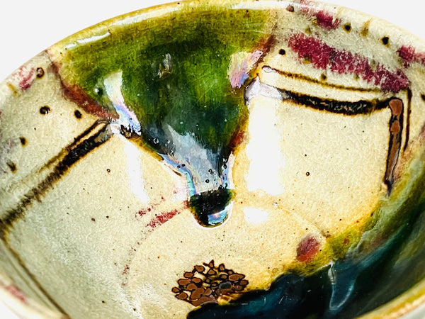 Matcha Bowl Oribe - Koji Kitano - Shibori
