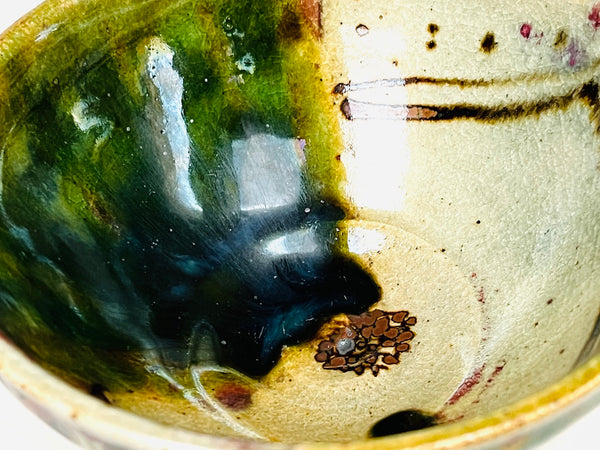Matcha Bowl Oribe - Koji Kitano - Shibori