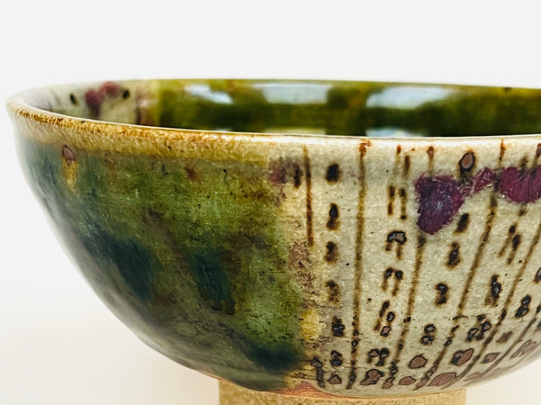 Matcha Bowl Oribe - Koji Kitano - Shibori