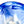 Load image into Gallery viewer, Glass Hirachawan (Summer Matcha Bowl) – Giyaman Ruri (Lapis Lazuli)