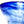 Load image into Gallery viewer, Glass Hirachawan (Summer Matcha Bowl) – Giyaman Ruri (Lapis Lazuli)