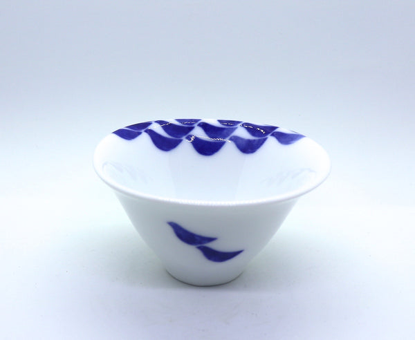Yunomi Senchawan Teacup with Saucer Mino - Hisomu (130 ml)