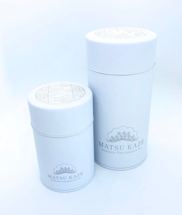Matsu Kaze's Tea Storage Container (White)