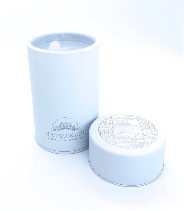 Matsu Kaze's Tea Storage Container (White)