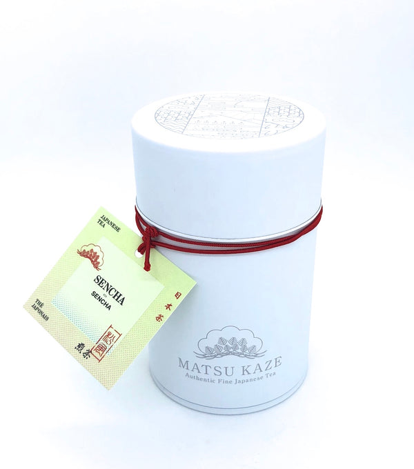 Matsu Kaze's Tea Storage Container (White)