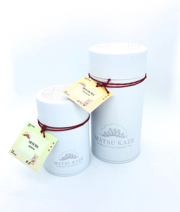 Matsu Kaze's Tea Storage Container (White)