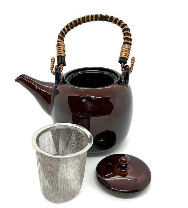 Dobin Teapot with Teacups Mino – Shitsuyu (500 ml)