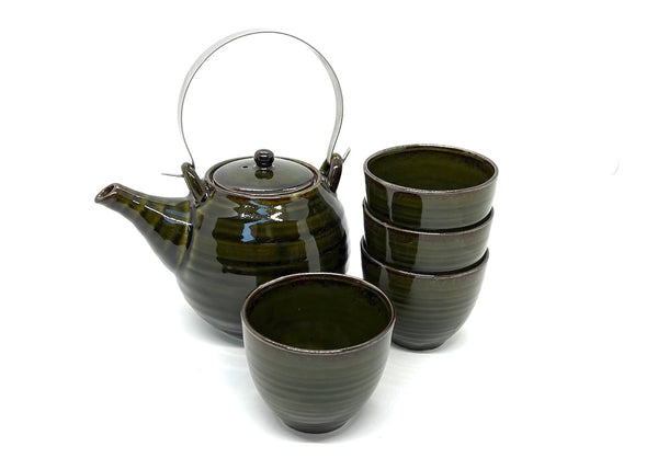 Dobin Teapot with Teacups Mino – Zen   (450 ml)