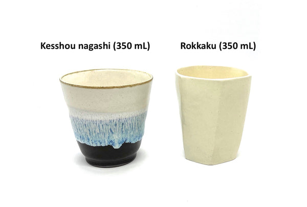Yunomi Teacup Mino – Kesshou nagashi (350 mL)