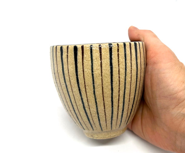 Yunomi Teacup Seto – Maru Nishoku Tokusa (200 mL)