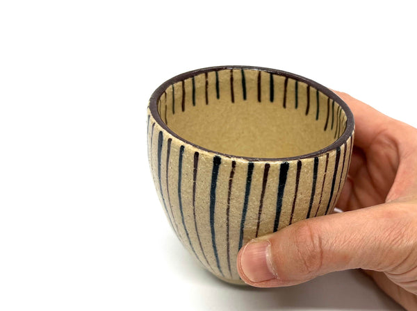 Yunomi Teacup Seto – Maru Nishoku Tokusa (200 mL)