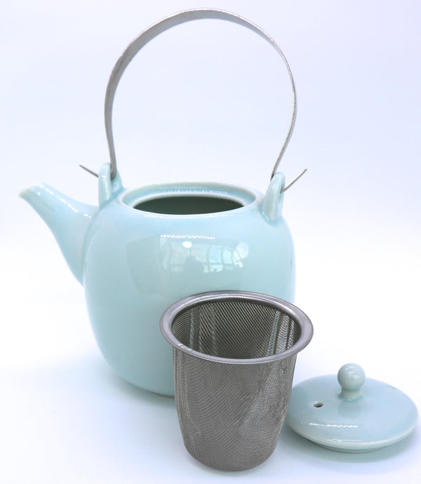 Dobin Teapot with Teacups Mino - Seiji (500 mL)