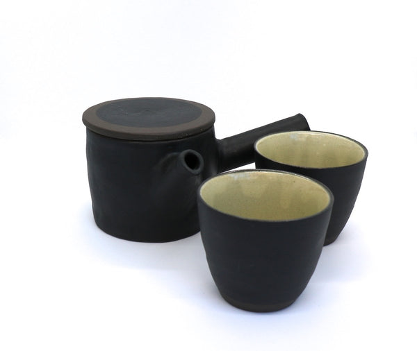 Kyusu Teapot with Teacups Mino - Hinata (310 mL)
