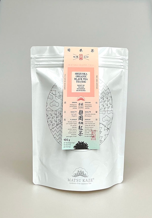 Shizuoka Organic Black Tea  (Tea bag)