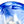 Load image into Gallery viewer, Glass Hirachawan (Summer Matcha Bowl) – Giyaman Ruri (Lapis Lazuli)
