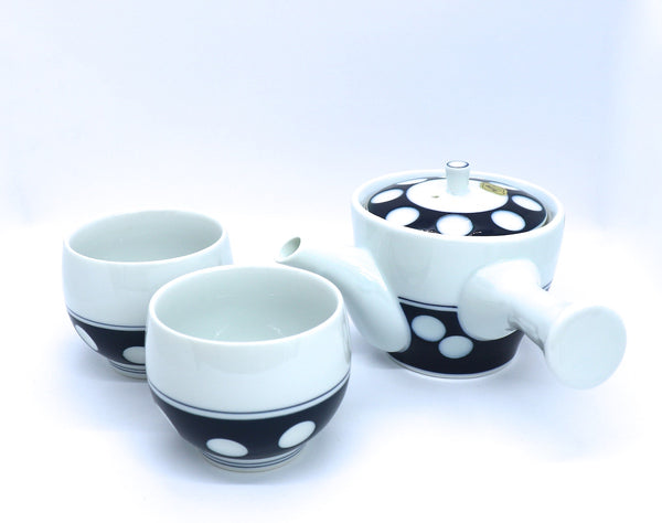 Kyusu Teapot with Teacups Arita - Mizutama (300 mL)