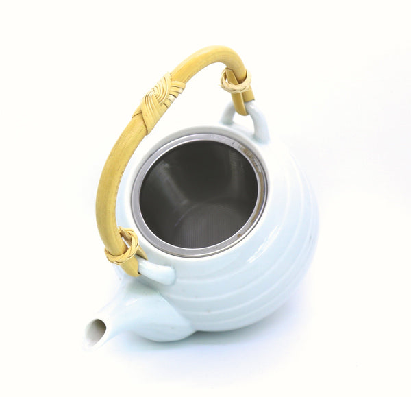 Dobin Teapot with Teacups Mino - Sendan Hakuji (500 mL)